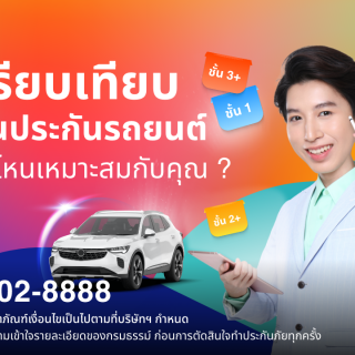 ด๊อกเตอร์ มันนี่ โปรโมชัน ประกันภัยรถยนต์แผนไหนที่เหมาะสมกับคุณ ?